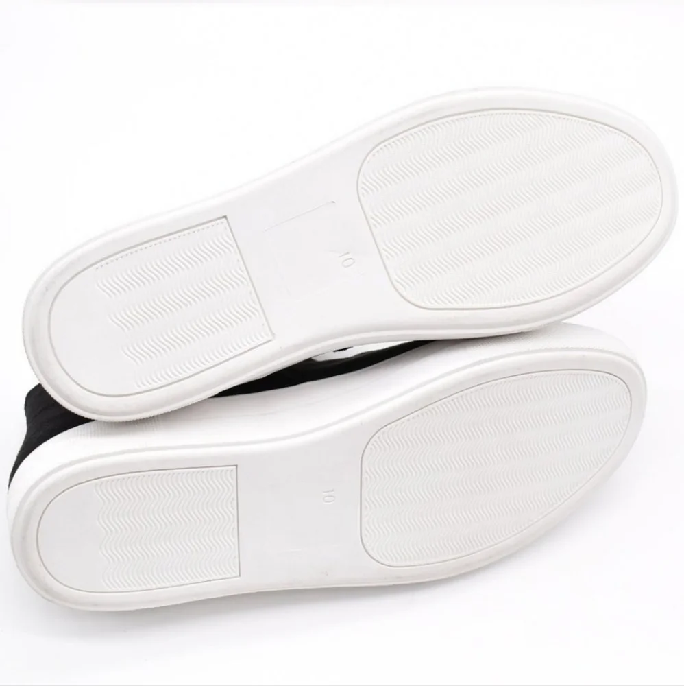 Black Sneaker Wedges Size 10 - Picture 5 of 6